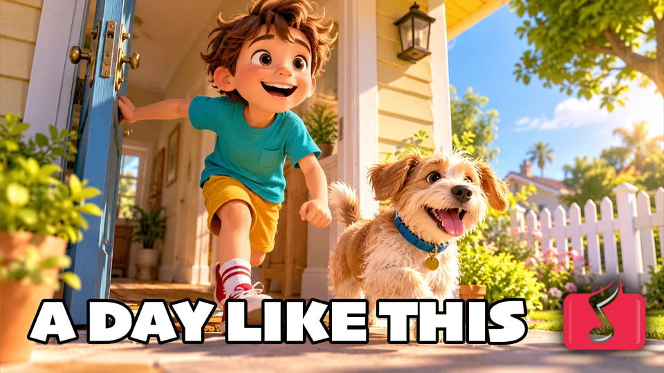 A Day Like This thumbnail with boy and dog